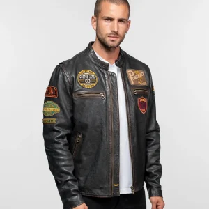 Martinez - Blouson moto vintage