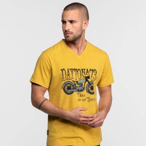 Kooskiar - T-shirt moto vintage