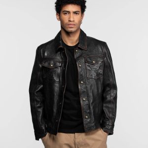Elmer - Blouson cuir vintage