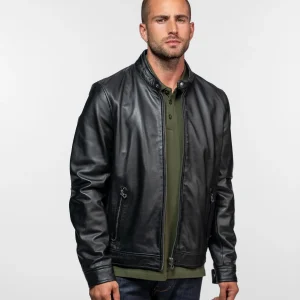 Dilkon - Blouson cuir motard