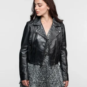 Cindy - Blouson cuir femme