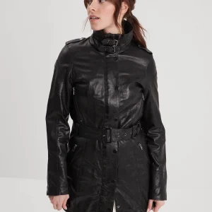 Twilight - Veste cintrée cuir femme