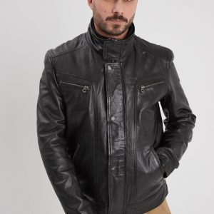 Falconero - Blouson cuir homme