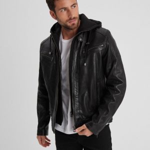 Bishop - Blouson vintage cuir homme