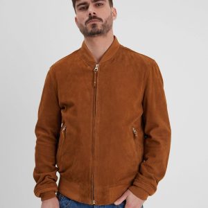 Windon - Bomber en daim homme