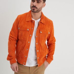 Smith - Veste en daim homme