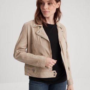 Lea - Blouson cuir femme