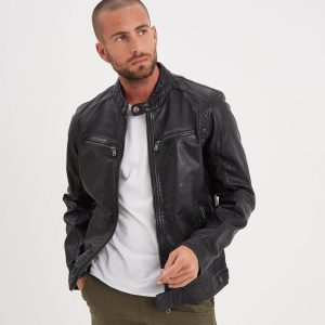 Dustin - Blouson cuir homme