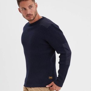 Basset - Pull col rond homme