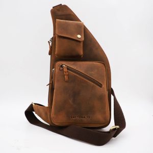Dta73 m1 - Sacoche en cuir homme