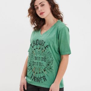 Bexhill - T-shirt rock femme