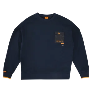 Crewneck Watch Us bleu foncé