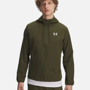 Veste Under Armour Running Stretch Woven - Kaki