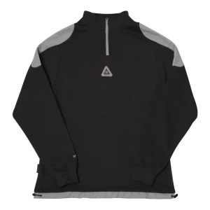 Pull à zip Light Tech noir et gris