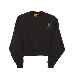 Crewneck Crop gris pour femme