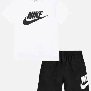 Ensemble T-shirt Short Nike Enfant - Blanc/Noir