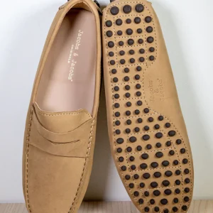 BONIFACIO – Mocassins Bride Nubuck – Homme – Daim