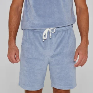 CAPRIZIO – Short coton Coupe droite – Homme – Gris Acier