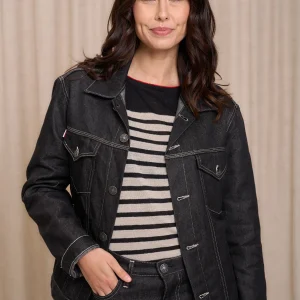 Tolosa noire en lin pour femme