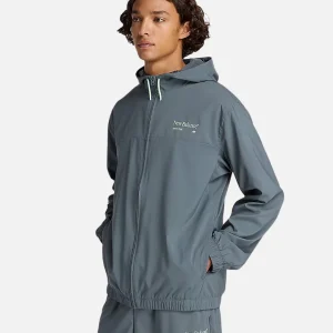 Veste à capuche New Balance Reimagined Woven - Gris