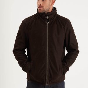 Ford - Blouson cuir homme marron
