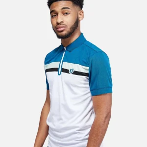 Polo FTKR V - Bleu/Blanc/Noir