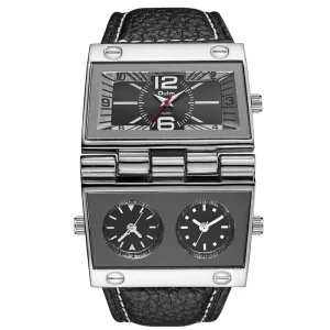 Montre Bracelet Cuir Homme - DieselPunk