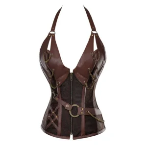 Corset Bustier Cuir Femme - Hester Shaw
