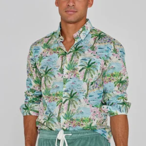 JOSEPH - Chemise Liberty Manches longues Coupe droite - Homme - Cape Vista 132B