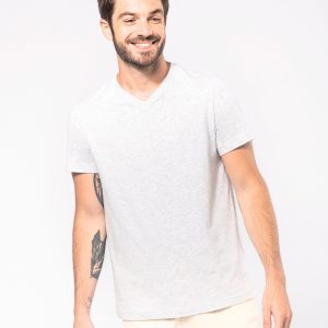 T-shirt col V manches courtes homme