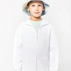 Sweat-shirt capuche zippé enfant