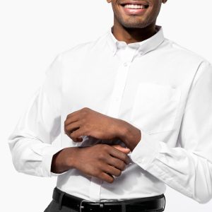 Chemise Oxford manches longues