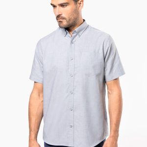 Chemise Oxford manches courtes