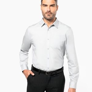 Chemise popeline manches longues