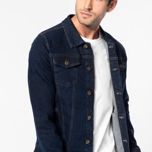 Blouson denim non doublé homme