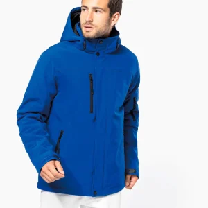 Parka softshell doublée capuche homme