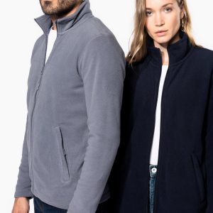 Veste micropolaire bicolore écoresponsable unisexe