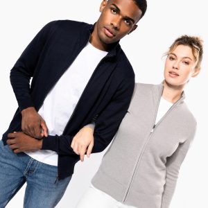 Cardigan zippé homme