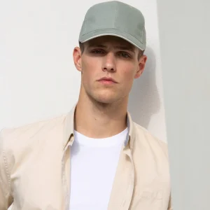 Casquette en coton biologique à sandwich contrasté - 6 panneaux