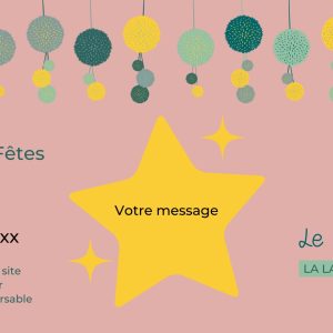 Le p’tit bon des Fêtes personnalisable