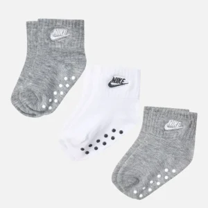 Chaussettes Nike Core Futura Gripper (x3) bébé - Gris/Blanc