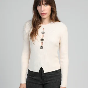 PULL GROS BOUTON NADONNA By ANGE