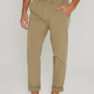 OFFICIER – Pantalon Chino coton Stretch Coupe droite – Homme – Kaki