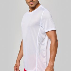 T-shirt de sport bi-matière manches courtes