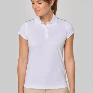 Polo manches courtes femme