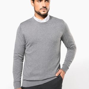 Pull Supima® col rond homme