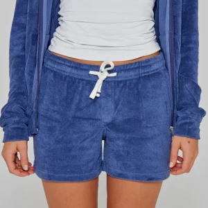 PAPAYO – Short coton Coupe droite – Femme – Indigo
