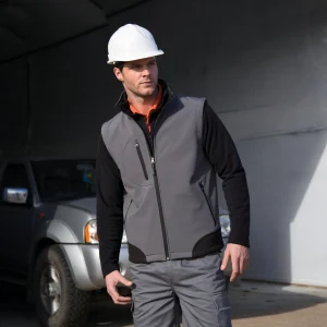 Bodywarmer softshell écoresponsable 2 couches unisexe