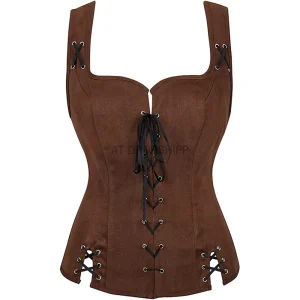 Corset en Daim Vintage - Femme d'antan