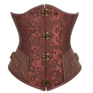 Corset Marron - Steampunk Underbust